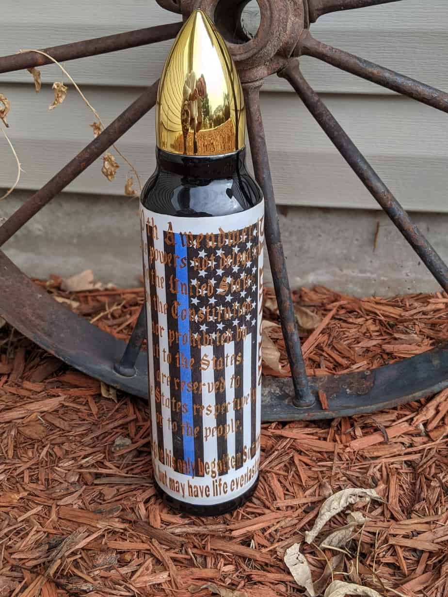 32 Ounce Bullet Thermos Gold or Silver – Twelve Bees Custom Designs, LLC